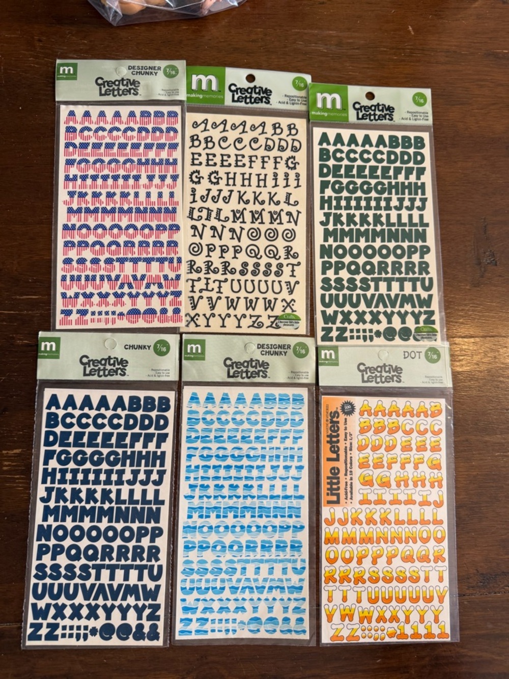 Alphabet Sticker Lot Different Designs - Picture 2 of 7
